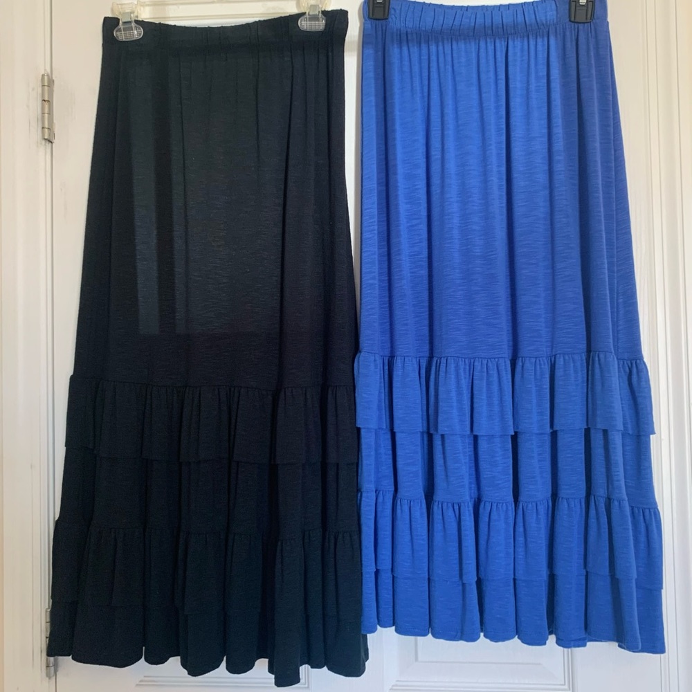 2 Girls Size Large Maxi Skirts